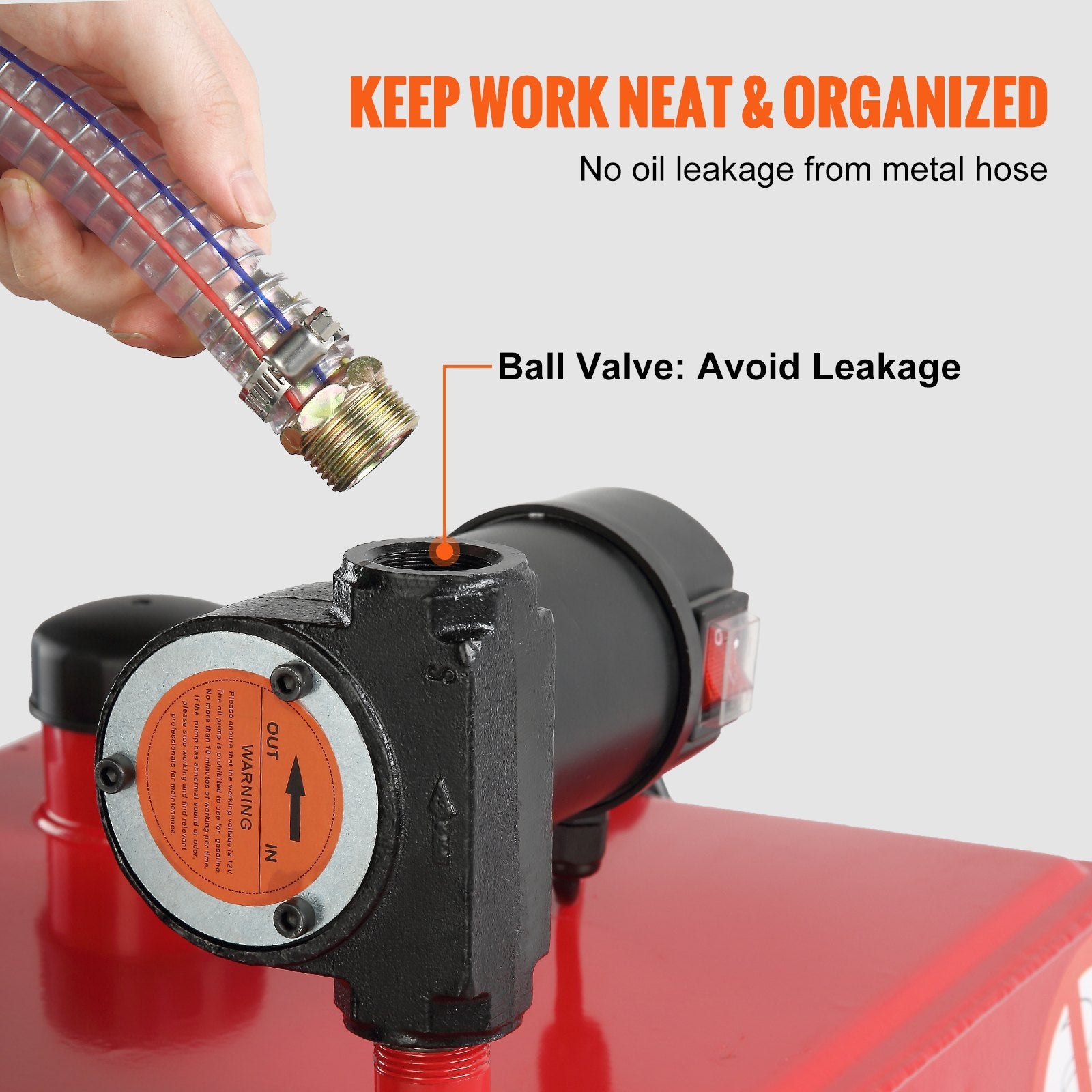 Camping Appliances: VEVOR 30 Gallon Fuel Caddy Portable Storage Tank 23.5 L/min with 180W Pump