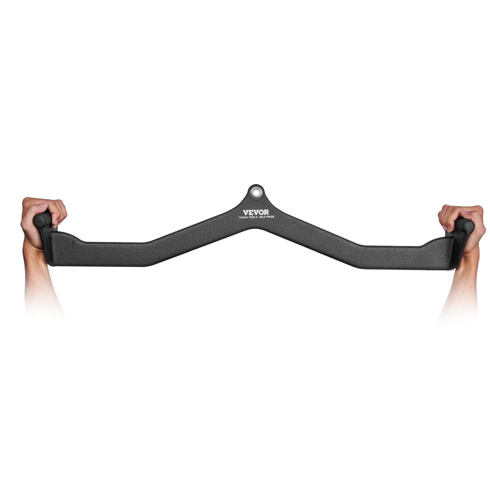 Gym Equipment & Accessories: VEVOR LAT Pulldown Bar Tricep Handle Attachment V-bar Cable Machine for Home Gym