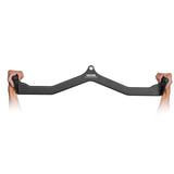 Gym Equipment & Accessories: VEVOR LAT Pulldown Bar Tricep Handle Attachment V-bar Cable Machine for Home Gym