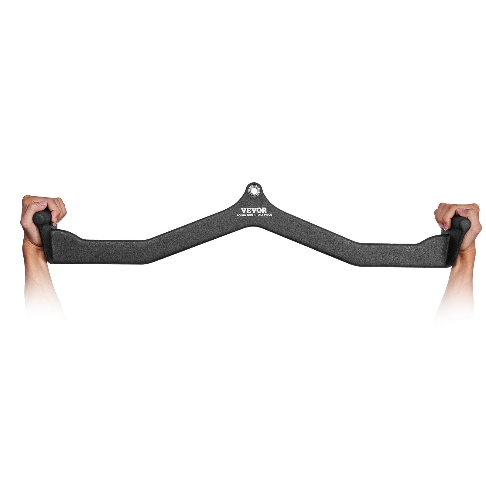Gym Equipment & Accessories: VEVOR LAT Pulldown Bar Tricep Handle Attachment V-bar Cable Machine for Home Gym