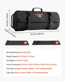 Gym & Training Step: VEVOR Workout Sandbag, Heavy Duty Workout Power Bags with Handles, 11-34 kg Adjustable Slam Bag for Fitness Strength Weight Training Cross-Training, Home Gym Exercise, Black (Unfilled)