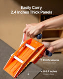 Packaging Tape: VEVOR Double Handed Stone Carrying Clamps, 299 kg Load Capacity, 2 Pack Granite Panel Carriers Lifting Tools with Rubber-lined (0-60 mm), Heavy Duty lifting Clamps for Plywood, Glass, Granite