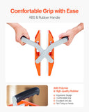 Packaging Tape: VEVOR Double Handed Stone Carrying Clamps, 299 kg Load Capacity, 2 Pack Granite Panel Carriers Lifting Tools with Rubber-lined (0-60 mm), Heavy Duty lifting Clamps for Plywood, Glass, Granite