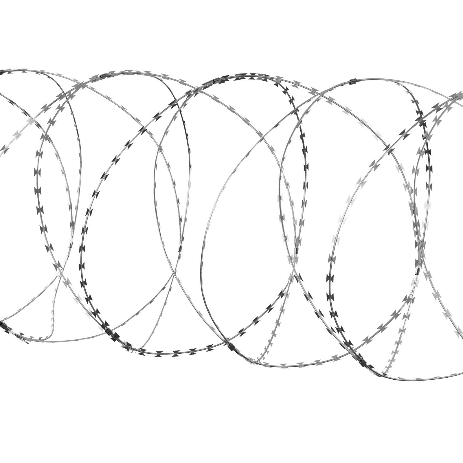 Automotive Repair & Speciality Tools: VEVOR Razor Wire Razor Barbed Wire 147ft 3Rolls Razor Wire Fencing Double Spiral