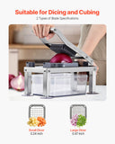 Radios: VEVOR Vegetable Chopper Mandoline Slicer, All-in-1 Food Veggie Cutter with 8 Stainless Steel Blades, Cheese Grater Onion Potato Salad Dicer with Container,Kitchen Gadgets&Essentials Home Appliances