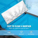 Outdoor Chairs: VEVOR Chaise Lounge Chair Outdoor Patio Lounge Chair Adjustable 5-Position 2 pcs