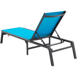 Outdoor Chairs: VEVOR Chaise Lounge Chair Outdoor Patio Lounge Chair Adjustable 5-Position 2 pcs