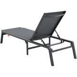 Outdoor Chairs: VEVOR Chaise Lounge Chair Outdoor Patio Lounge Chair Adjustable 5-Position 2 pcs