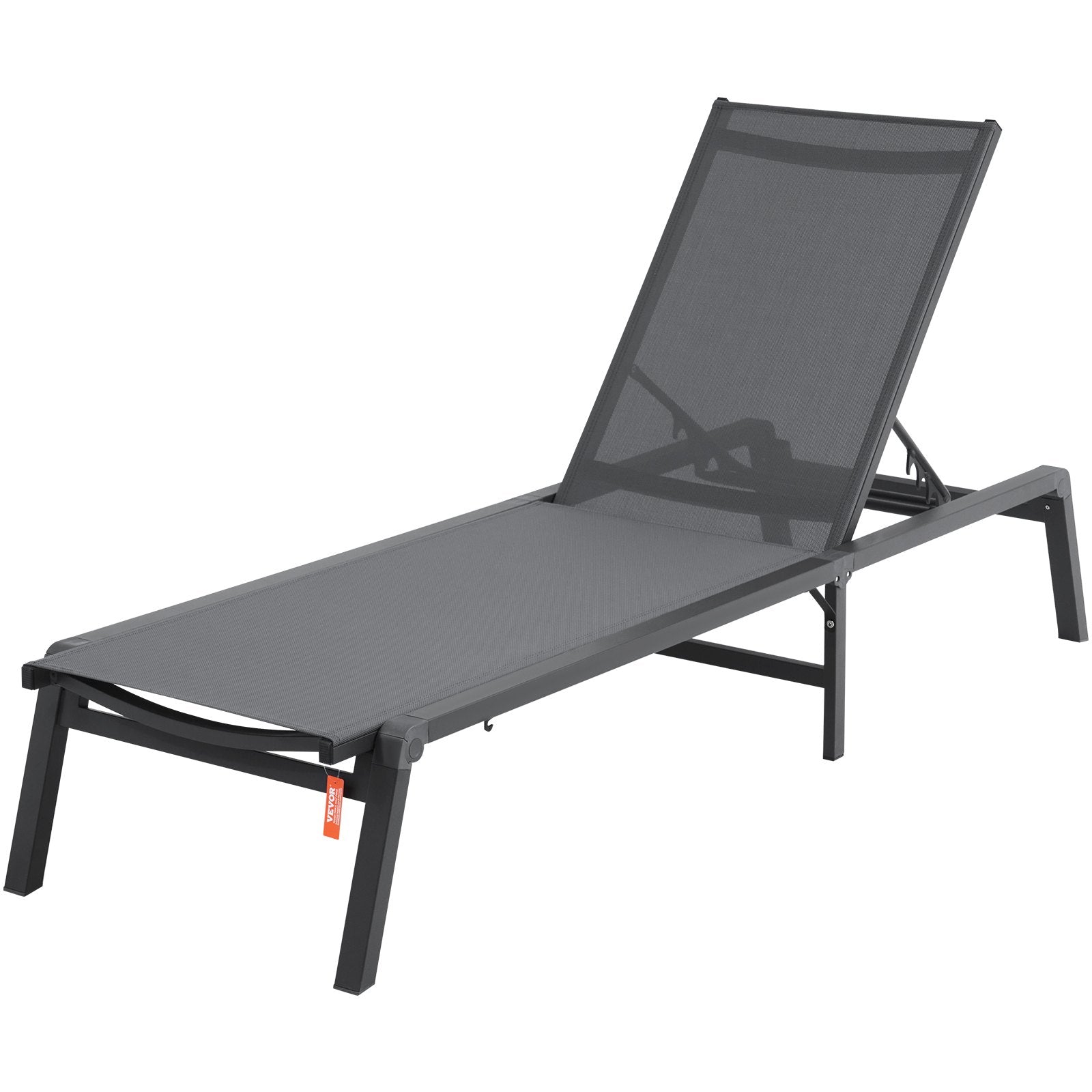 Outdoor Chairs: VEVOR Chaise Lounge Chair Outdoor Patio Lounge Chair Adjustable 5-Position 2 pcs
