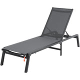 Outdoor Chairs: VEVOR Chaise Lounge Chair Outdoor Patio Lounge Chair Adjustable 5-Position 2 pcs