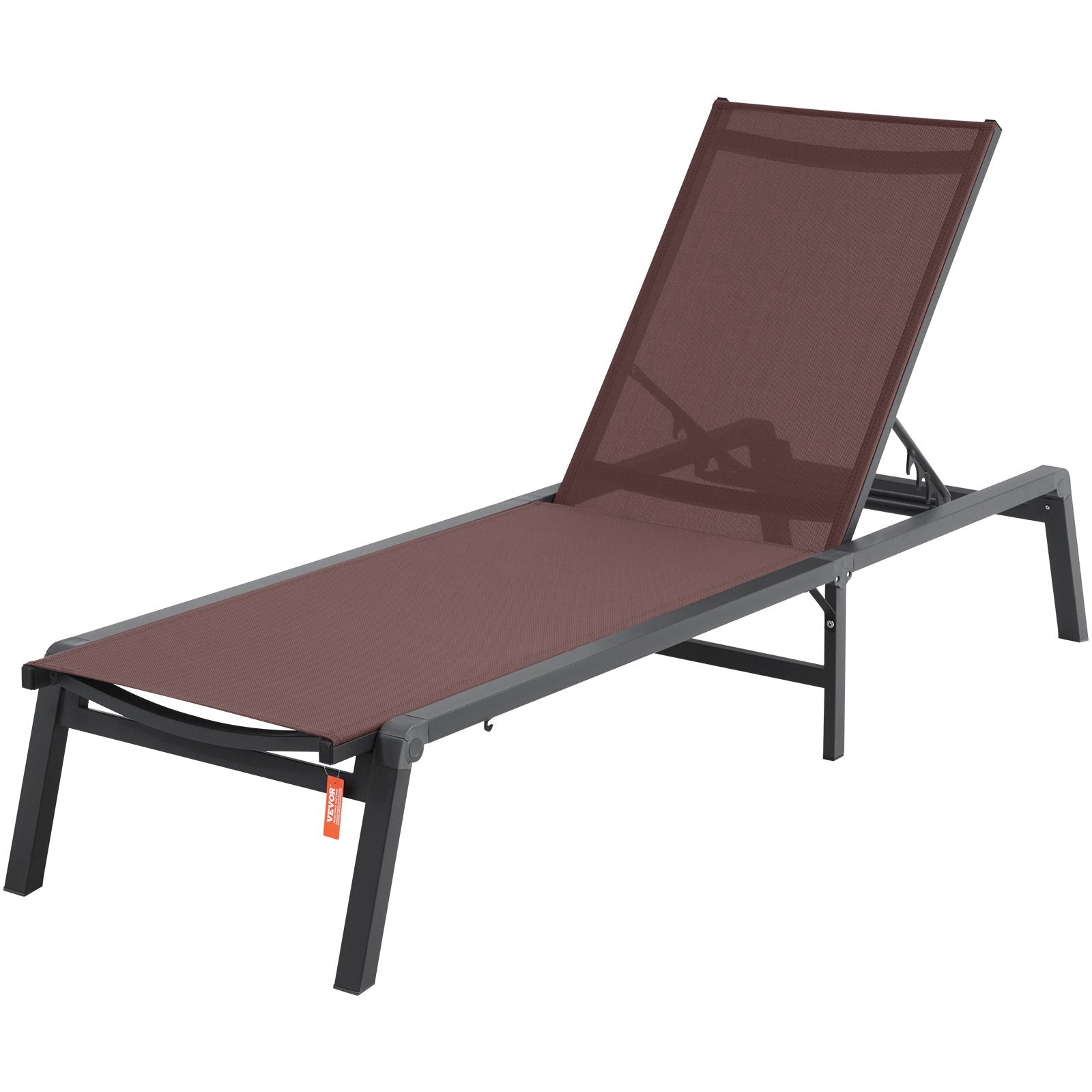 Outdoor Chairs: VEVOR Chaise Lounge Chair Outdoor Patio Lounge Chair Adjustable 5-Position 2 pcs