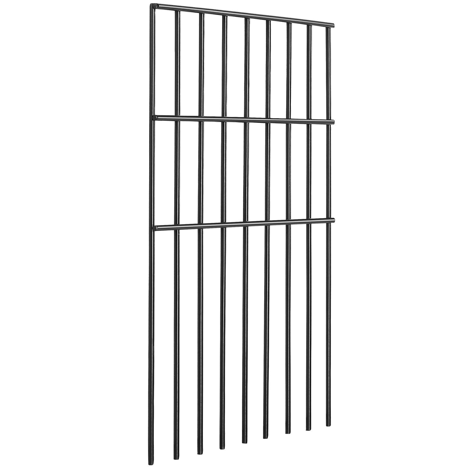 Fencing: VEVOR Garden Fence, No Dig Fence 44(H)x33(L)cm Animal Barrier Fence, Underground Decorative Garden Fencing with 3.81 cm Spike Spacing, Metal Dog Fence for the Yard and Outdoor Patio, 28 Pack