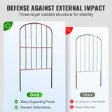 Fencing: VEVOR Garden Fence, No Dig Fence 61 x 33 cm Animal Barrier Fence, Underground Decorative Garden Fencing with 5.08 cm Spike Spacing, Metal Dog Fence for the Yard and Outdoor Patio, 28 Pack