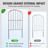 Fencing: VEVOR Garden Fence, No Dig Fence 61 x 33 cm Animal Barrier Fence, Underground Decorative Garden Fencing with 5.08 cm Spike Spacing, Metal Dog Fence for the Yard and Outdoor Patio, 10 Pack