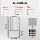 Fencing: VEVOR Garden Fence, No Dig Fence 61 x 33 cm Animal Barrier Fence, Underground Decorative Garden Fencing with 5.08 cm Spike Spacing, Metal Dog Fence for the Yard and Outdoor Patio, 10 Pack