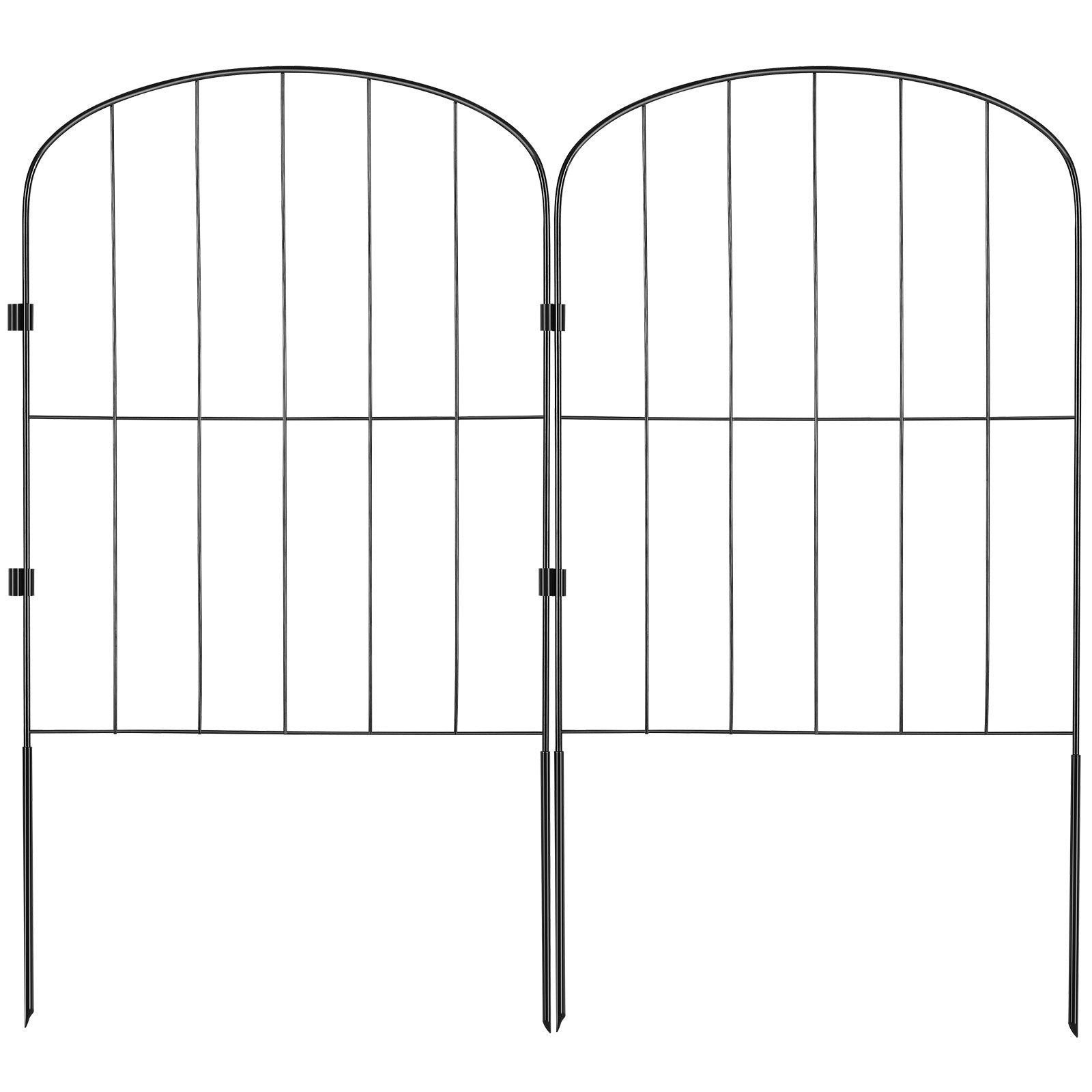 Fencing: VEVOR Garden Fence, No Dig Fence 61 x 33 cm Animal Barrier Fence, Underground Decorative Garden Fencing with 5.08 cm Spike Spacing, Metal Dog Fence for the Yard and Outdoor Patio, 10 Pack
