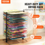 Clothing & Wardrobe Storage: VEVOR Art Drying Rack 50 Removable Shelves Painting Drying Rack for Classroom