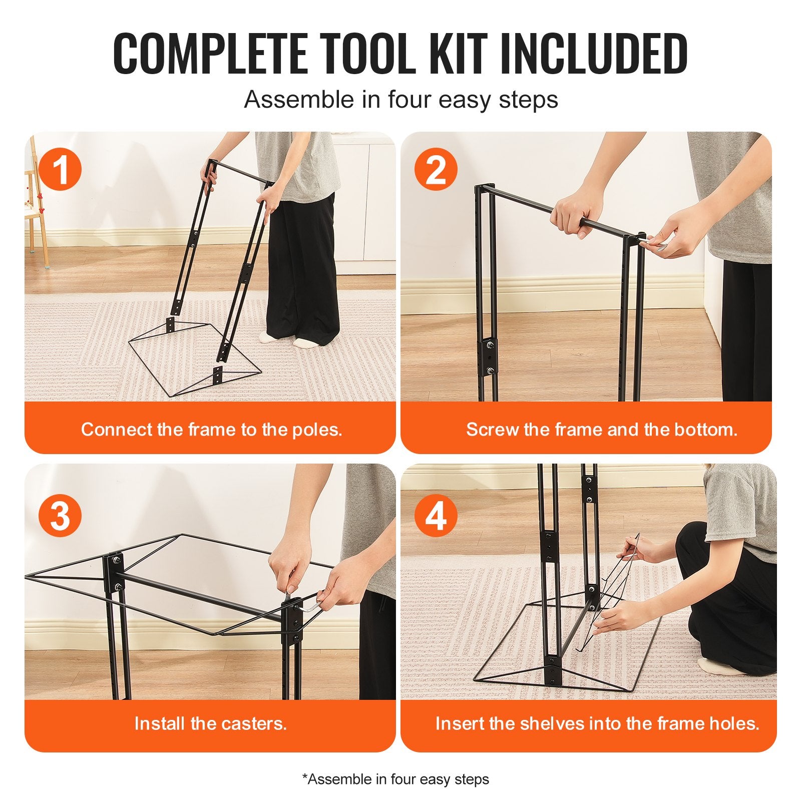Clothing & Wardrobe Storage: VEVOR Art Drying Rack 50 Removable Shelves Painting Drying Rack for Classroom