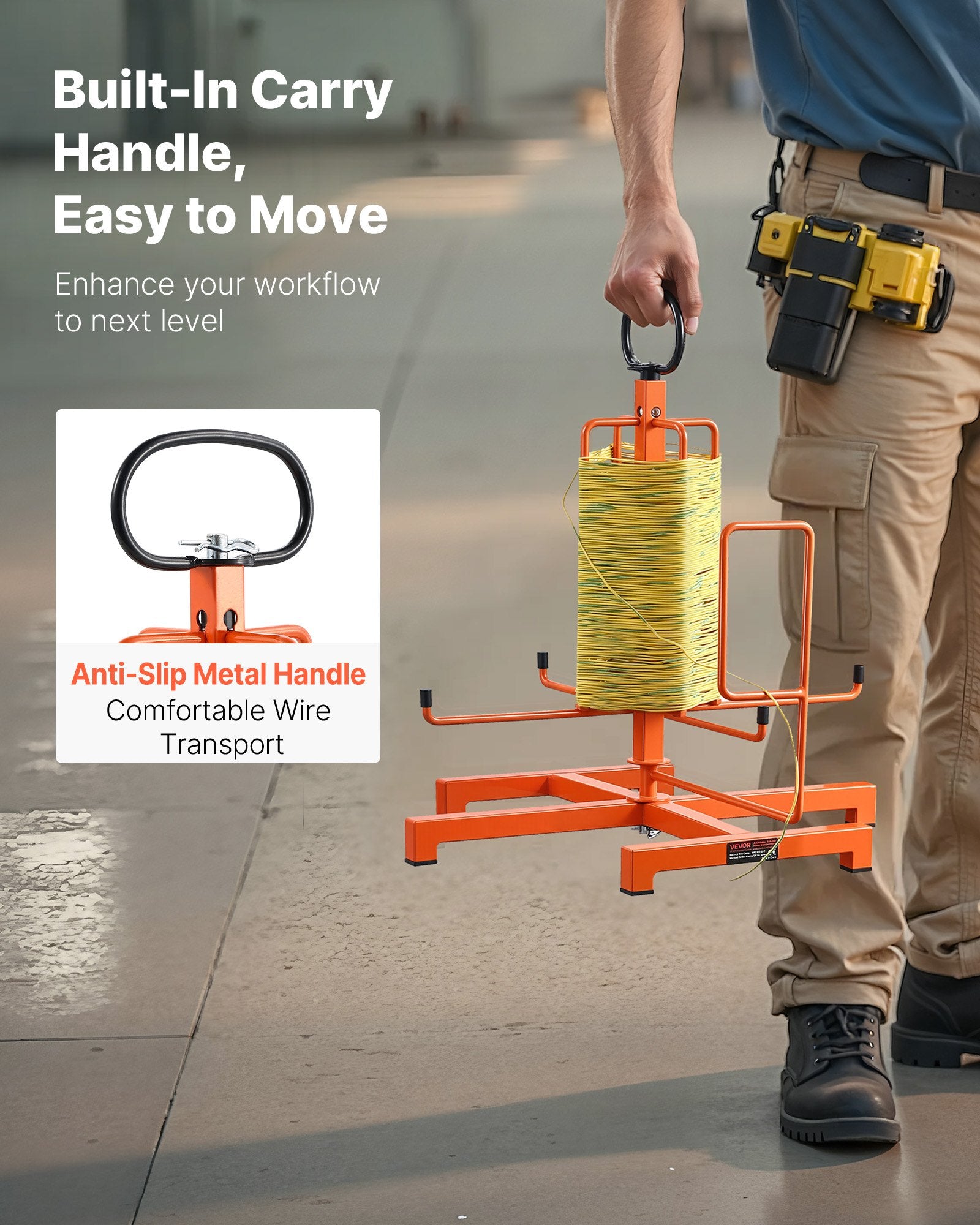 Retail: VEVOR Cable Dispenser Floor Stud Mounted Portable Electrical Industrial Retail