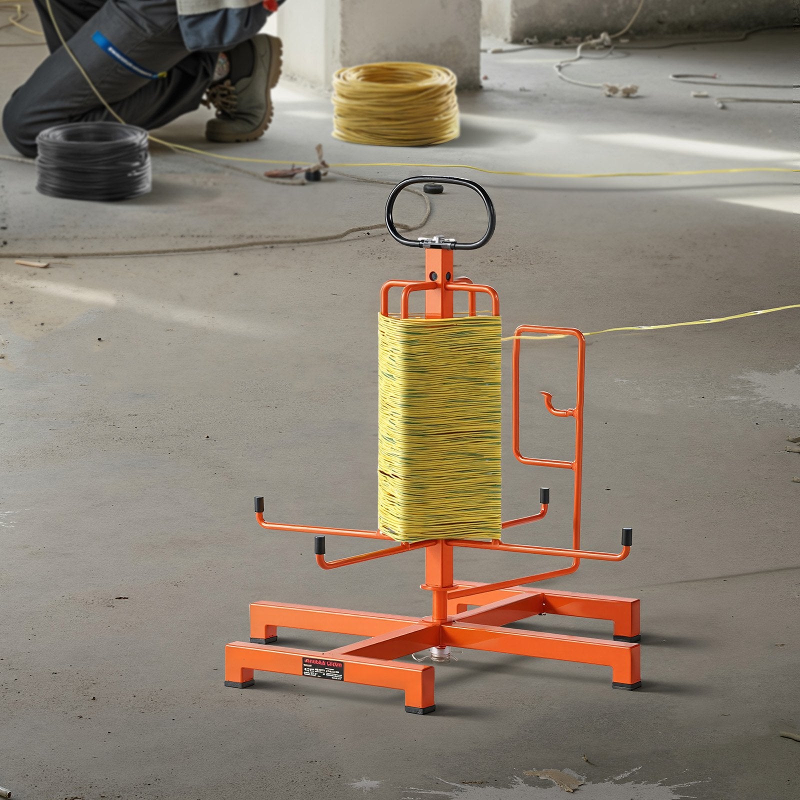 Retail: VEVOR Cable Dispenser Floor Stud Mounted Portable Electrical Industrial Retail