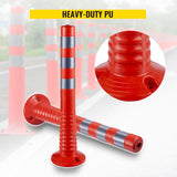Bridges & Routers: VEVOR Traffic Delineator Posts Flexible Channelizer Cone 30" Spring Post 6PCS