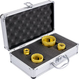 Saw Accessories: VEVOR Diamond Drill Bits 4PCS Diamond Hole Saw 25/35/50/68mm Tile Hole Saw Kit Vacuum Brazed Diamond Drill Bit 0.59in/15mm Segment Tile Hole Saw w Storage Case for Tile Ceramic Porcelain Marble Stone