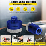 Saw Accessories: VEVOR Diamond Drill Bits 4PCS Diamond Hole Saw 35/40/50/68mm Tile Hole Saw Kit Vacuum Brazed Diamond Drill Bit 0.59in/15mm Segment Tile Hole Saw w Storage Case for Tile Ceramic Porcelain Marble Stone