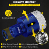 Saw Accessories: VEVOR Diamond Drill Bits 4PCS Diamond Hole Saw 35/40/50/68mm Tile Hole Saw Kit Vacuum Brazed Diamond Drill Bit 0.59in/15mm Segment Tile Hole Saw w Storage Case for Tile Ceramic Porcelain Marble Stone