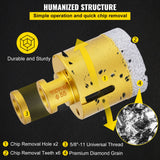 Saw Accessories: VEVOR Diamond Drill Bits 7PCS Diamond Hole Saw 20/27/35/55/68mmTile Hole Saw Kit Vacuum Brazed Diamond Drill Bit 0.59in/15mm Segment Tile Hole Saw w Storage Case for Tile Ceramic Porcelain Marble
