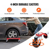 Side Tables: VEVOR Wheel Dolly, Max Capacity 1500 Lbs Car Dolly, Car Jack Dolly Lifter with 360° Rotatable Wheels, Heavy Duty Vehicle Positioning Ratchet Tire Jack, for Vehicle Car Auto Repair Moving