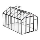 Greenhouses & Accessories: VEVOR Polycarbonate Greenhouse 8 x 12 Ft Outdoor Walk-in Greenhouse for Garden