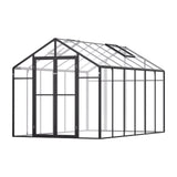 Greenhouses & Accessories: VEVOR Polycarbonate Greenhouse 8 x 12 Ft Outdoor Walk-in Greenhouse for Garden