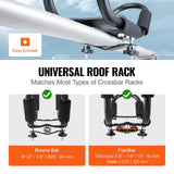 Bicycle Stands & Storage: VEVOR Kayak Roof Rack 2 Pairs J-Bar, Soft Roof Rack, Top Mount Tie Down, Carrier for kayak, Surf Board, Canoe, SUP, Ski Board, Mount on Car, SUV, Truck, 2 Kayaks