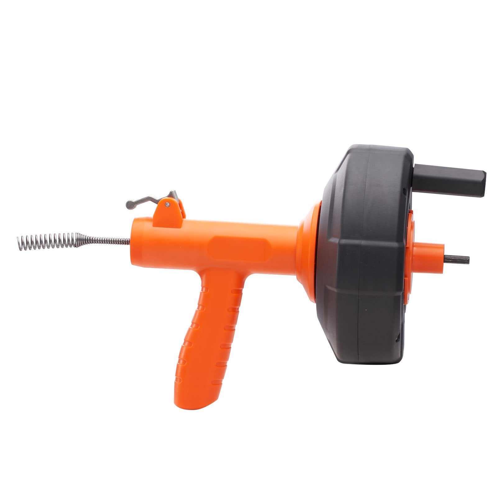 Farm Equipment: VEVOR Drain Auger 25ft 1/4in Drum Plumbing Drain Snake Clog Remover Autofeed