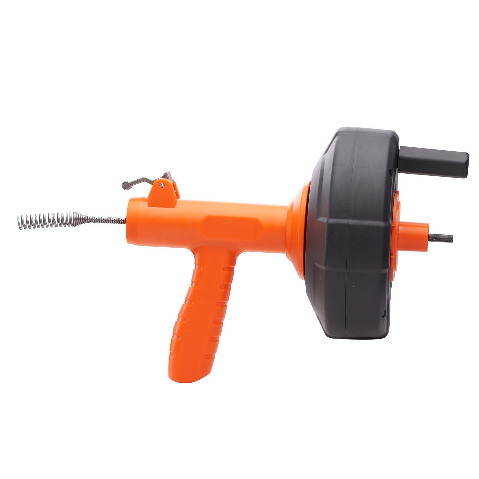 Farm Equipment: VEVOR Drain Auger 25ft 1/4in Drum Plumbing Drain Snake Clog Remover Autofeed