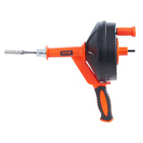 Food Mixers & Blenders: VEVOR Drain Auger 25ft 1/4in Drum Plumbing Drain Snake Clog Remover Manual-feed