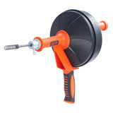 Food Mixers & Blenders: VEVOR Drain Auger 25ft 1/4in Drum Plumbing Drain Snake Clog Remover Manual-feed
