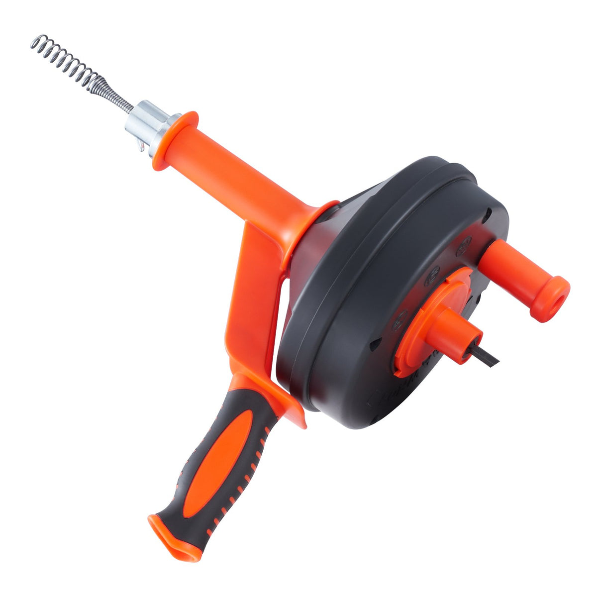 Drain Auger 25ft 1/4in Drum Plumbing Drain Snake Clog Remover Manual-feed