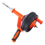 Food Mixers & Blenders: VEVOR Drain Auger 25ft 1/4in Drum Plumbing Drain Snake Clog Remover Manual-feed