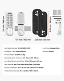 Electronic Door Locks: VEVOR Mechanical Keyless Entry Door Lock, 14 Key Mechanical Door Lock, Mechanical Keypad Door Lock with Adjustable Thumb Knob, Single-Side Zinc Alloy Waterproof Keyless Gate Lock, for Home Office