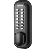 Fence & Gate Accessories: VEVOR Mechanical Keyless Entry Door Lock, 14 Digit Keypad, Water-proof Zinc Alloy, Outdoor Gate Door Locks Set with Surface-mounted Latch, Keypad and Knob, Easy to Install, for Garden, Garage, Yard