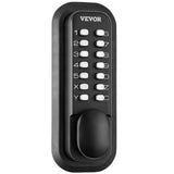 Fence & Gate Accessories: VEVOR Mechanical Keyless Entry Door Lock, 14 Digit Keypad, Water-proof Zinc Alloy, Outdoor Gate Door Locks Set with Surface-mounted Latch, Keypad and Knob, Easy to Install, for Garden, Garage, Yard
