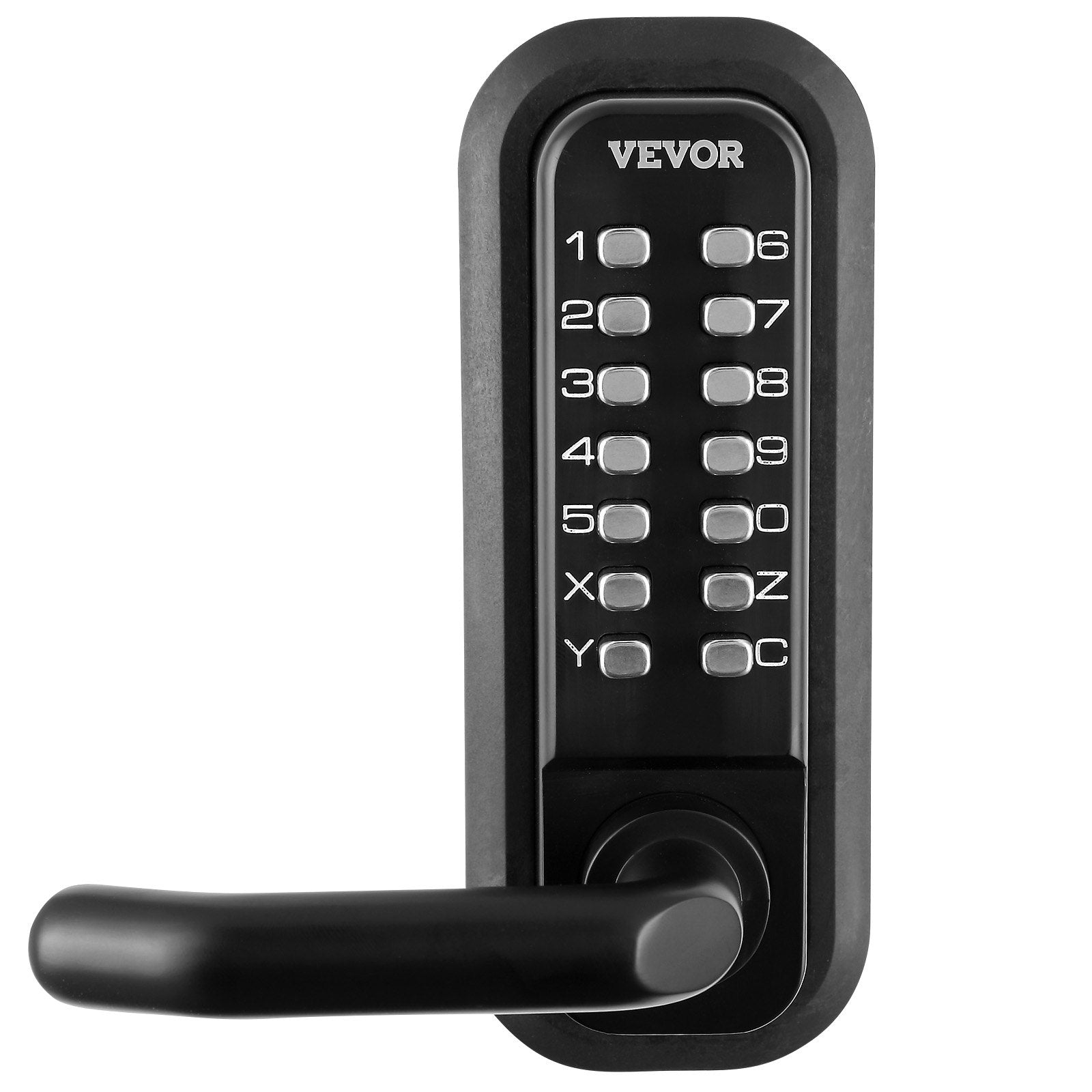 Fence & Gate Accessories: VEVOR Mechanical Keyless Entry Door Lock 14 Digit Keypad and Handle Embedded