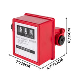 Fuel & Exhaust: VEVOR Mechanical Fuel Meter 20 GPM Fuel Flow Meter 3-Digital Batch Display Fuel Transfer Meter 2.54 cm Diesel Fuel Flow Meter All Fuel Transfer Pumps Gasoline Flow Meter