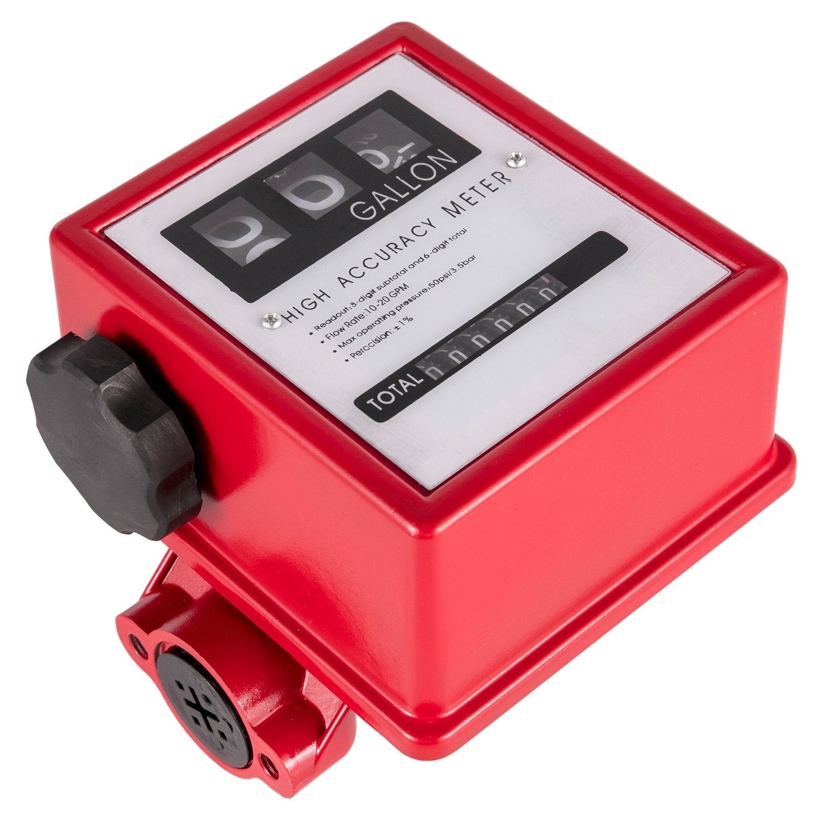 Fuel & Exhaust: VEVOR Mechanical Fuel Meter 20 GPM Fuel Flow Meter 3-Digital Batch Display Fuel Transfer Meter 2.54 cm Diesel Fuel Flow Meter All Fuel Transfer Pumps Gasoline Flow Meter
