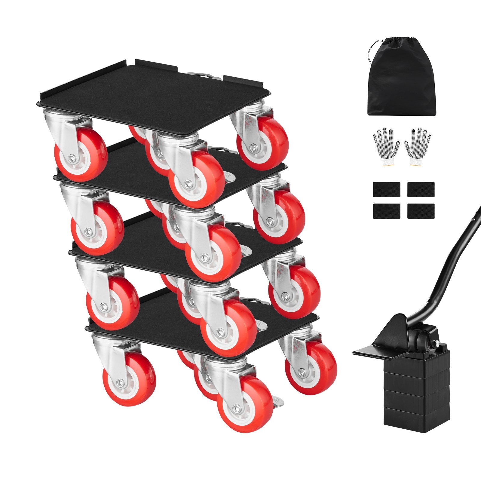 Side Tables: VEVOR Furniture Dolly Heavy Duty Furniture Mover with 5 Wheels 1575 kg Capacity