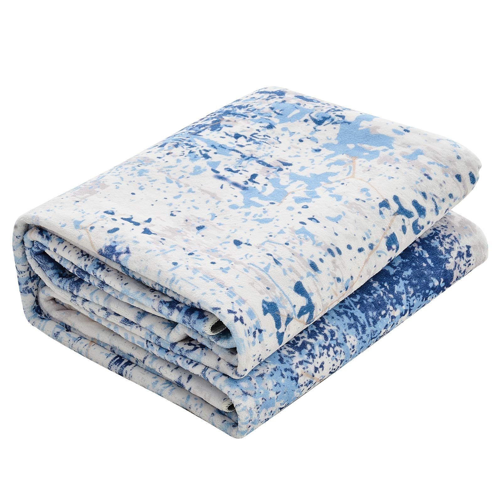 Dog Beds: VEVOR Area Rug, 1524x2133.6mm Large Washable Rug, Non-Slip and Tear-Resistant Soft Carpet, Pet & Child Friendly Modern Area Rugs, Indoor Mat for Bedroom, Office, Living Room, Kids Room, Entryway, Blue
