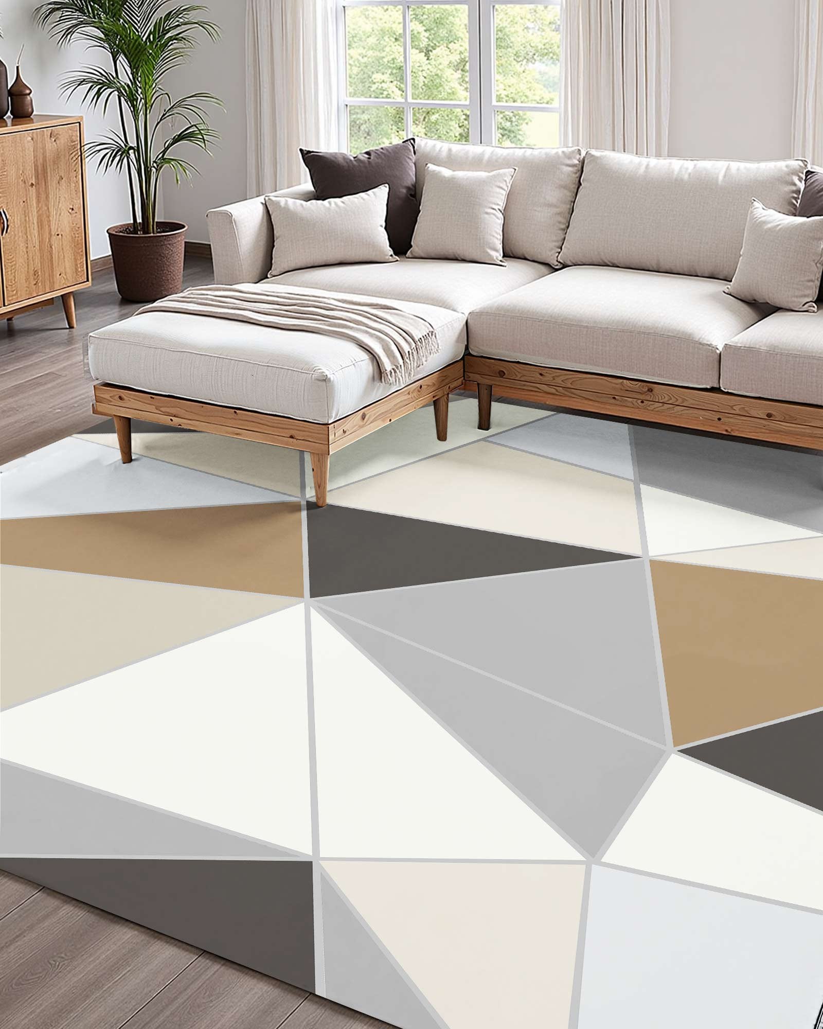Dog Beds: VEVOR Area Rug, 1524x2133.6mm Large Washable Rug, Non-Slip Tear-Resistant Soft Carpet, Pet & Child Friendly Modern Area Rugs, Indoor Mat for Bedroom, Living Room, Kids Room, Entryway, Charcoal Gray