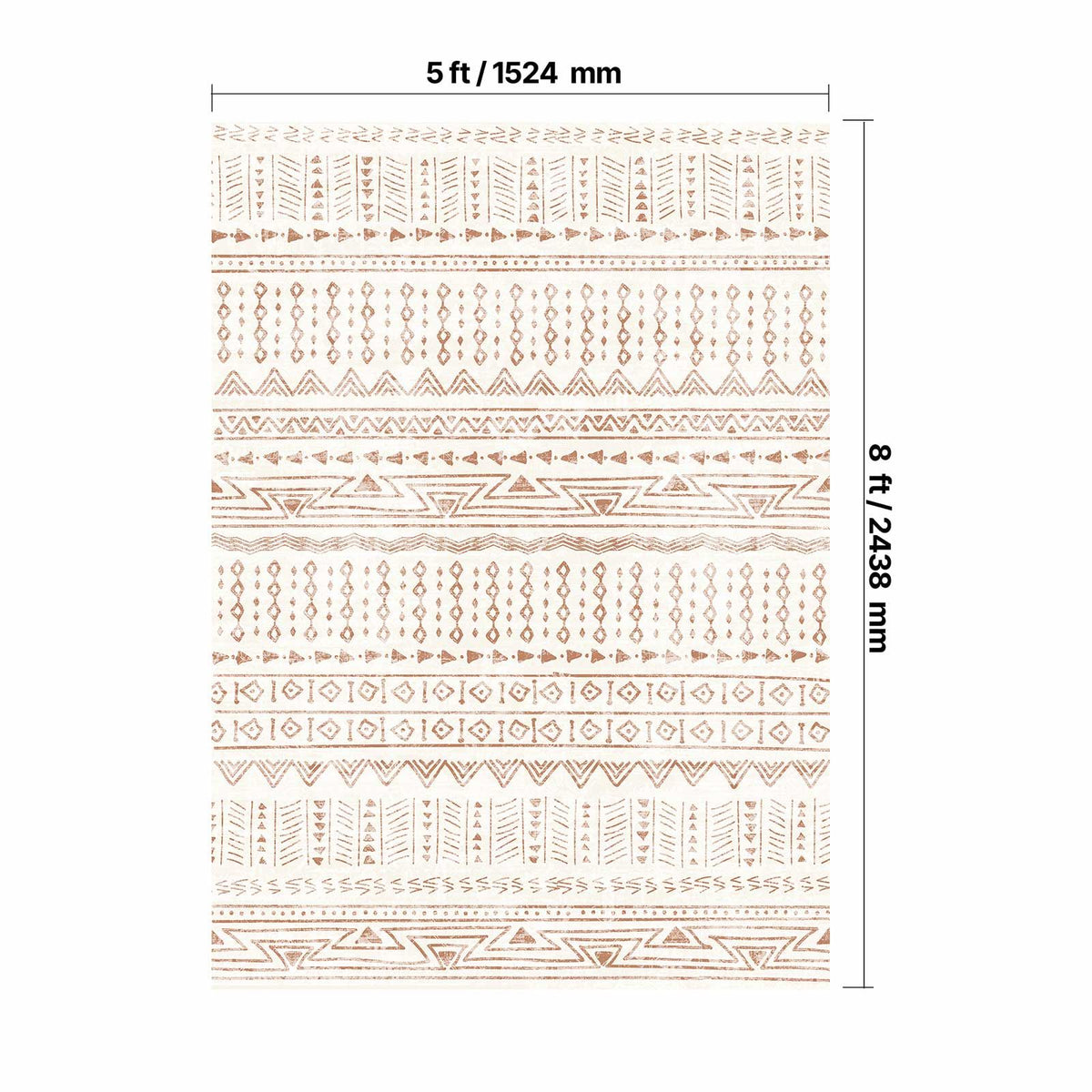 Area Rug, 1524x2438.4mm Large Washable Rug, Non-Slip Tear-Resistant Soft Carpet, Pet & Child Friendly Modern Area Rugs, Indoor Mat for Bedroom, Office, Living Room, Kids Room, Entryway, Beige