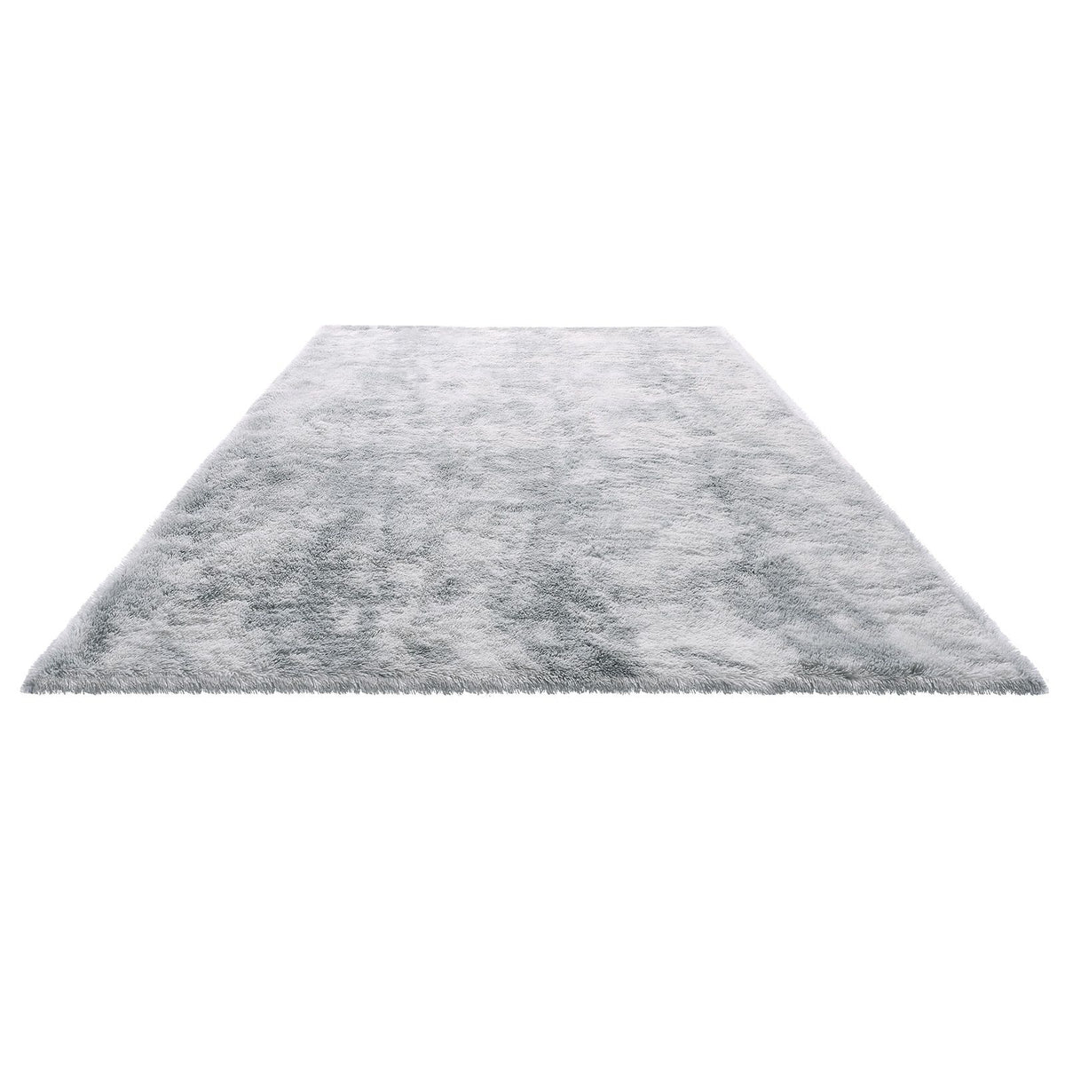 Indoor Plush Area Rugs, 1.83x2.74 m Soft Plush Carpet, FFurry Shag Area Rugs for Living Room, Bedroom, Modern Home Decor Aesthetic Long-Pile Rug, Non-Shedding, Slip-Resistant, Tie-Dye Light Gray